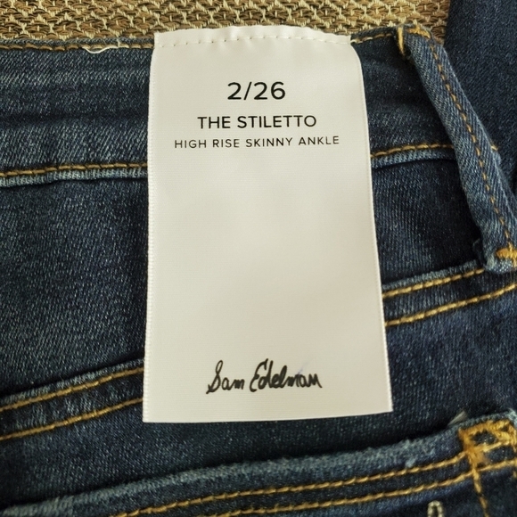 Sam Edelman "The Stiletto" High Rise Skinny Ankle Jeans - Picture 10 of 11